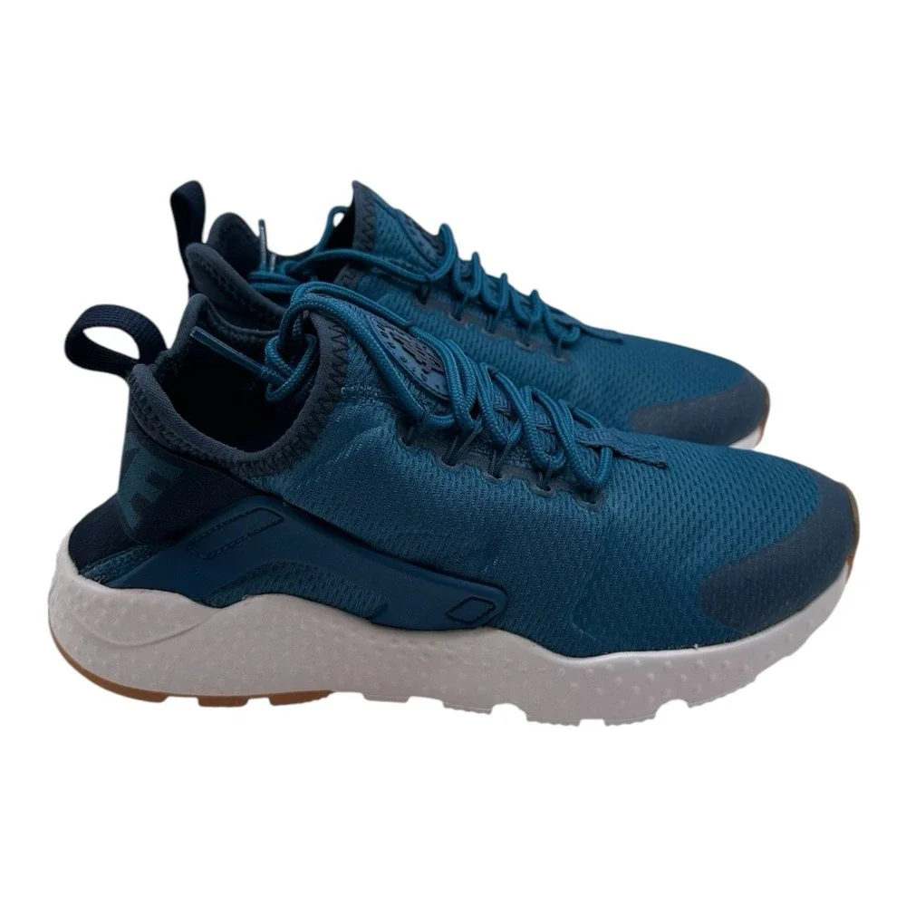 Nike Air Huarache Run Ultra Running Shoes Womens 6 Industrial‎ Blue 819151-403